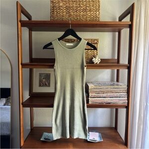 Princess Polly Sage Mini Dress. ON HOLD